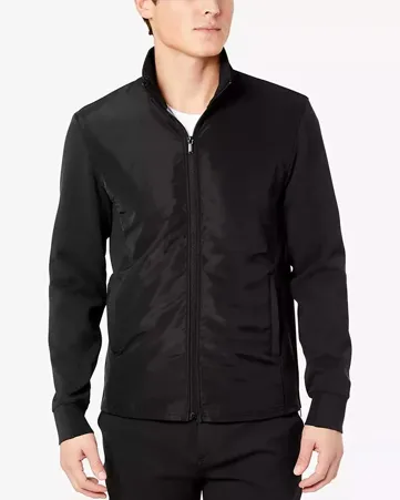 Kenneth Cole men's black dress shirt featured at DFWh